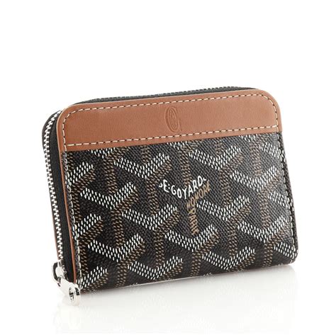 goyard wallet pricing|goyard zipper wallet.